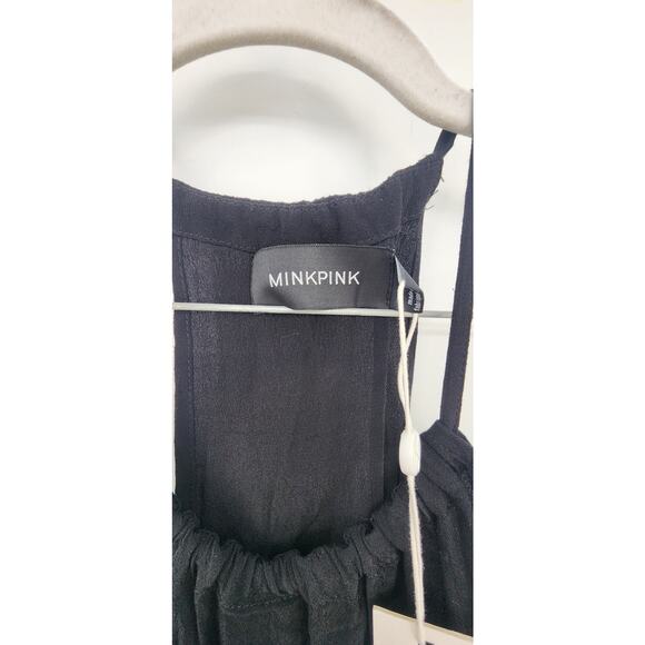 New NWT Mink Pink After Party Dress In Black Size Medium - Picture 5 of 7